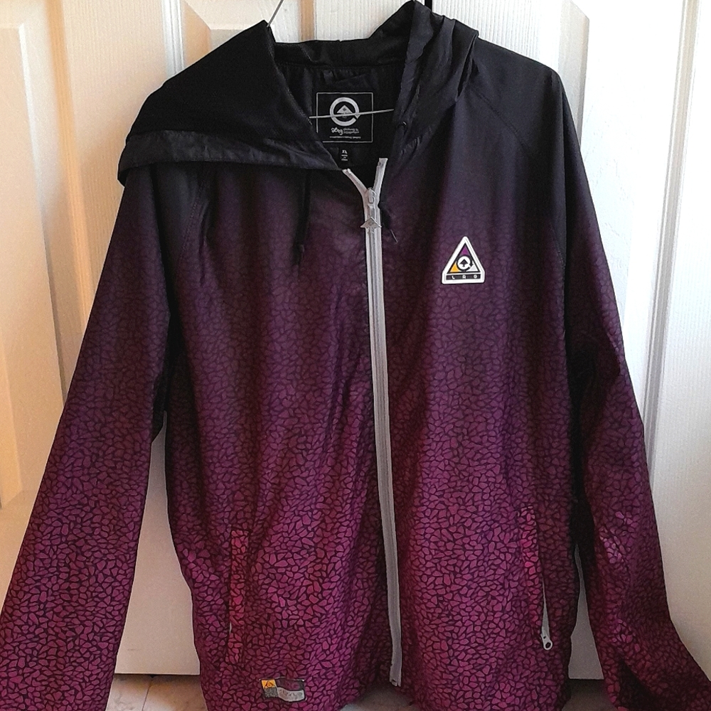 Mens size( XL) LRG hooded windbreaker